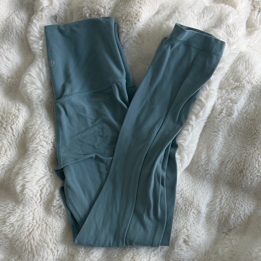 lululemon athletica teal green leggings